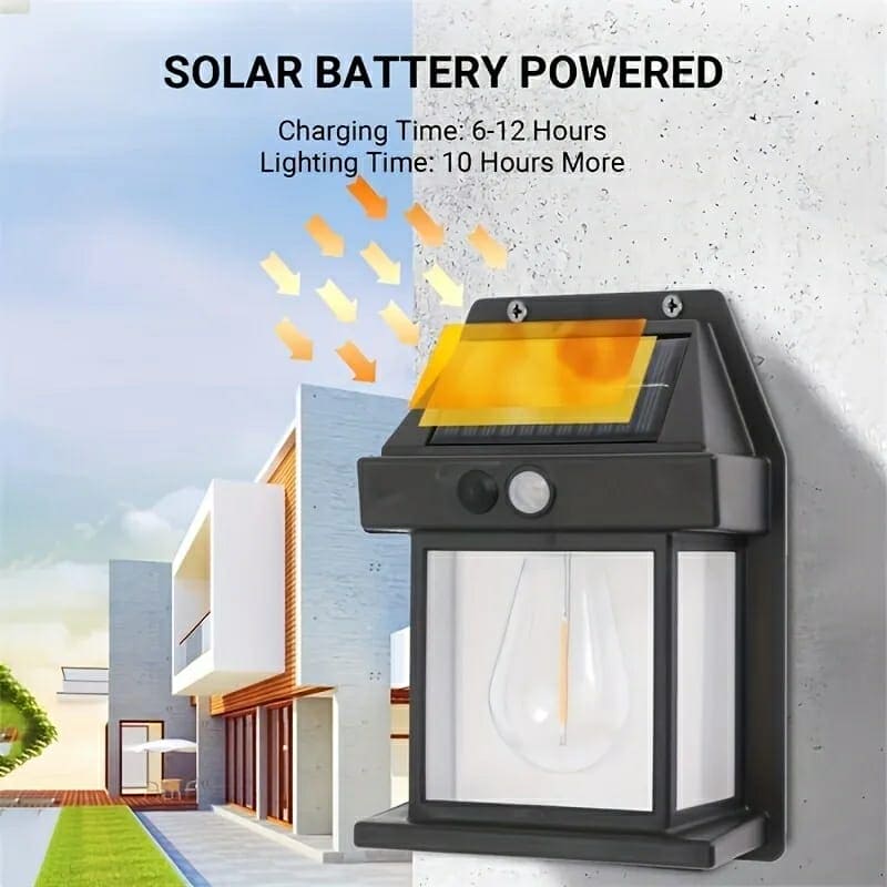 Outdoor Solar Lamp, Solar Tungsten Filament Lamp, Waterproof Intelligent Induction Lantern, Wireless Dusk to Dawn Porch Light, Outdoor Wall Light with Motion Sensor, Courtyard Garden Villa Lighting Night Light, Sunlight Prowered Motion Sensor Lamp Outdoor Solar Lamp, Solar Tungsten Filament Lamp, Waterproof Intelligent Induction Lantern, Wireless Dusk to Dawn Porch Light, Outdoor Wall Light with Motion Sensor, Courtyard Garden Villa Lighting Night Light, Sunlight Prowered Motion Sensor Lamp
